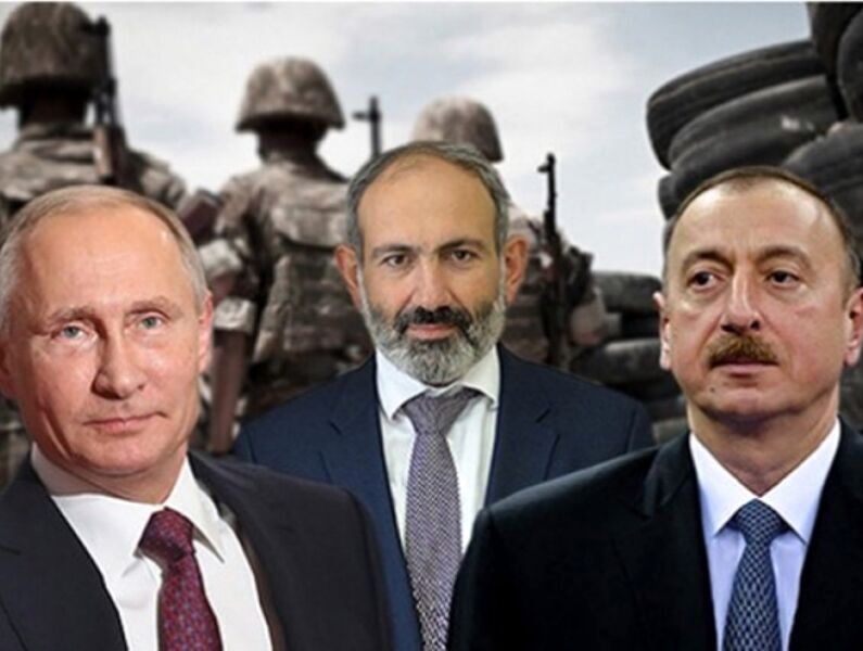 جزییات گفت‌و‌گوی پوتین با علی‌اف و پاشینیان درباره توافقنامه صلح
