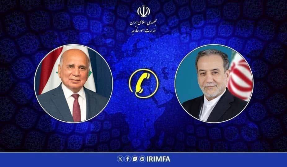 تماس تلفنی وزرای خارجه ایران و عراق/ جزئیات یک گفتگوی مهم