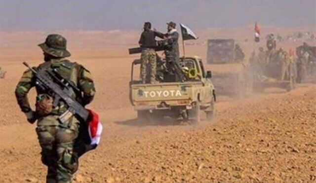 حملات ارتش و حشد الشعبی به مواضع تروریست‌های داعش در عراق