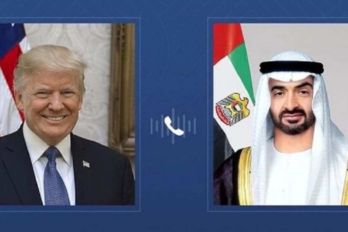 آتش بس غزه، محور گفت‌وگوی تلفنی ترامپ و حاکم امارات