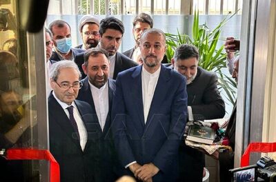  ساختمان جدید کنسولگری ایران در سوریه افتتاح شد 