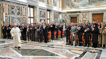 ملاقات هالیوودی‌ها با پاپ