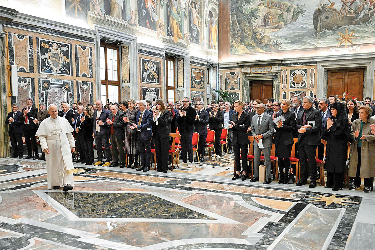 ملاقات هالیوودی‌ها با پاپ