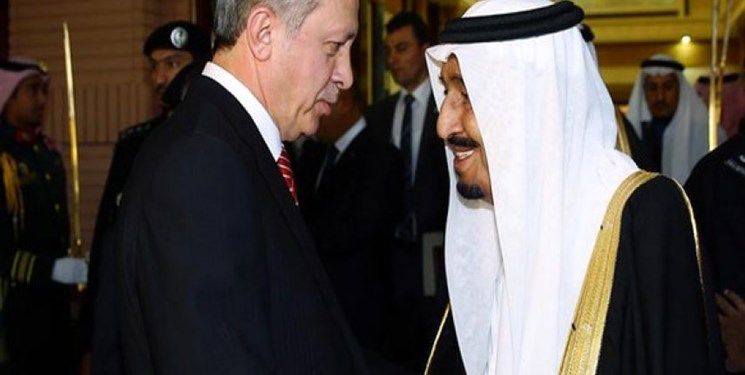 گفت‌وگوی تلفنی پادشاه عربستان و اردوغان