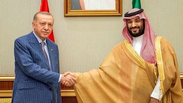 پیام ویژه پادشاه سعودی به اردوغان