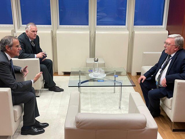 اولیانوف و گروسی درباره ایران رایزنی کردند
