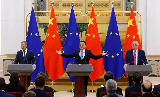 اتحاد چین و اروپا علیه ترامپ