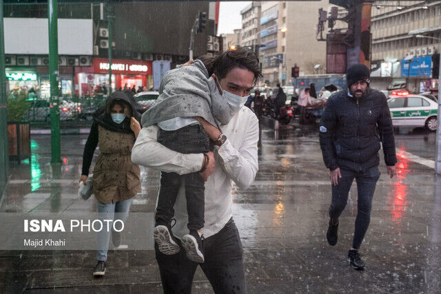 هشدار؛ وقوع رگبار و وزش باد شدید در ۱۳ استان