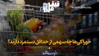 خوراکی‌ها چه سهمی از حداقل دستمزد دارند؟