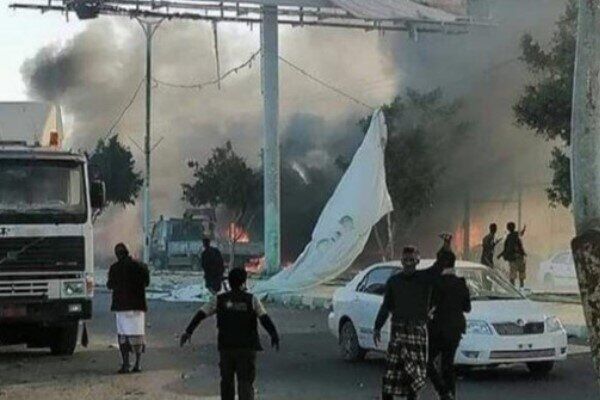 انفجار جایگاه سوخت در یمن