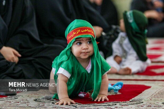 تصاویری جالب از مراسم «شیرخوارگان حسینی» + عکس