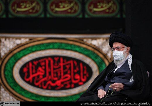 تصاویر دومین شب عزاداری ایام فاطمیه با حضور رهبر انقلاب