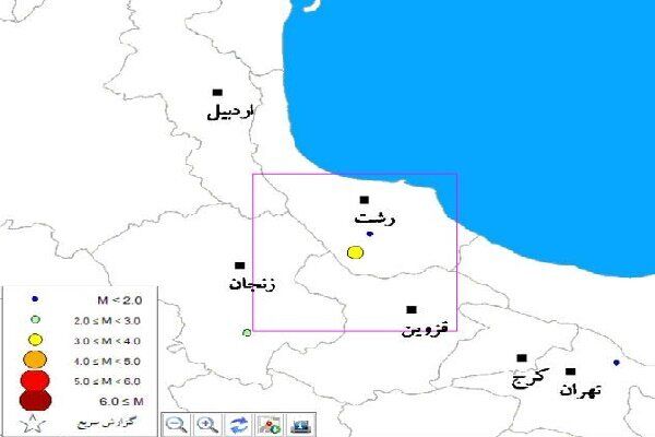 زلزله گیلان را لرزاند