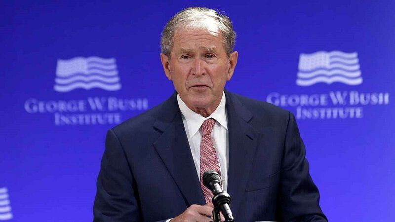 گاف عجیب جورج بوش در یک سخنرانی/ اوکراین را با عراق اشتباه گرفت!