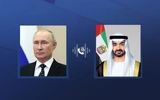 پوتین و رئیس امارات درباره ایران گفت‌وگو کردند

