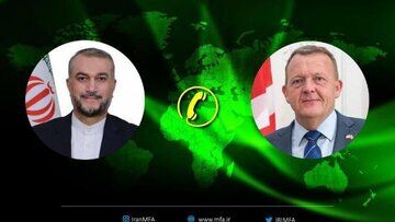 تماس تلفنی وزیر خارجه دانمارک با امیرعبداللهیان