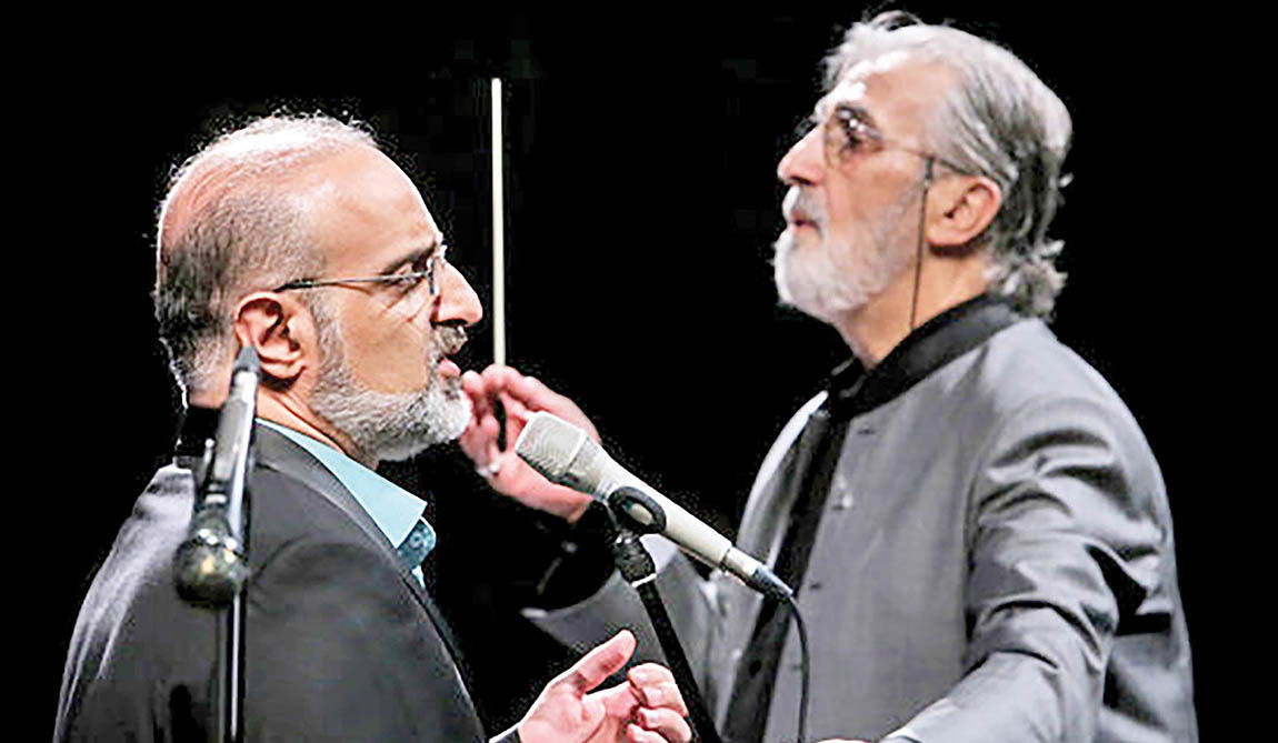 اجرای ارکستر ملی با خوانندگی محمد اصفهانی