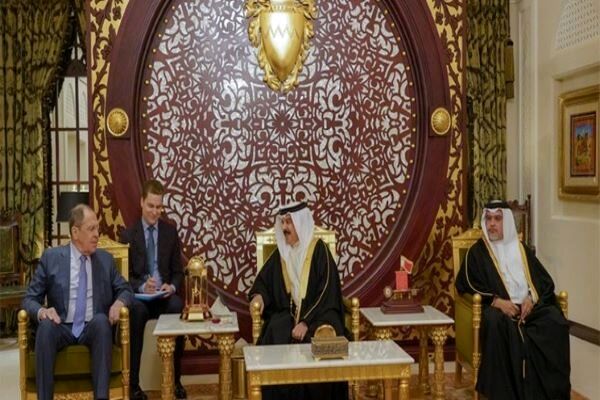 دیدار سرگئی لاوروف با پادشاه بحرین