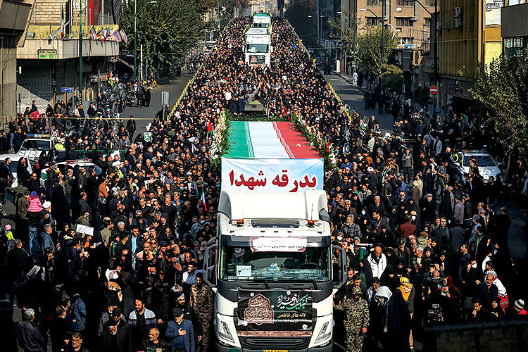 وداع ایران با شهدا