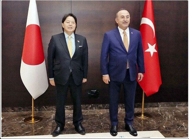 در دیدار وزرای خارجه ژاپن و ترکیه چه گذشت؟