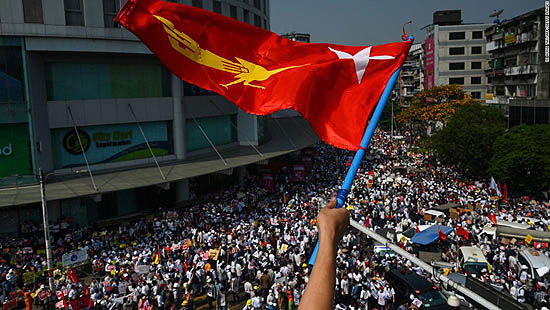  اعتصاب سراسری در میانمار