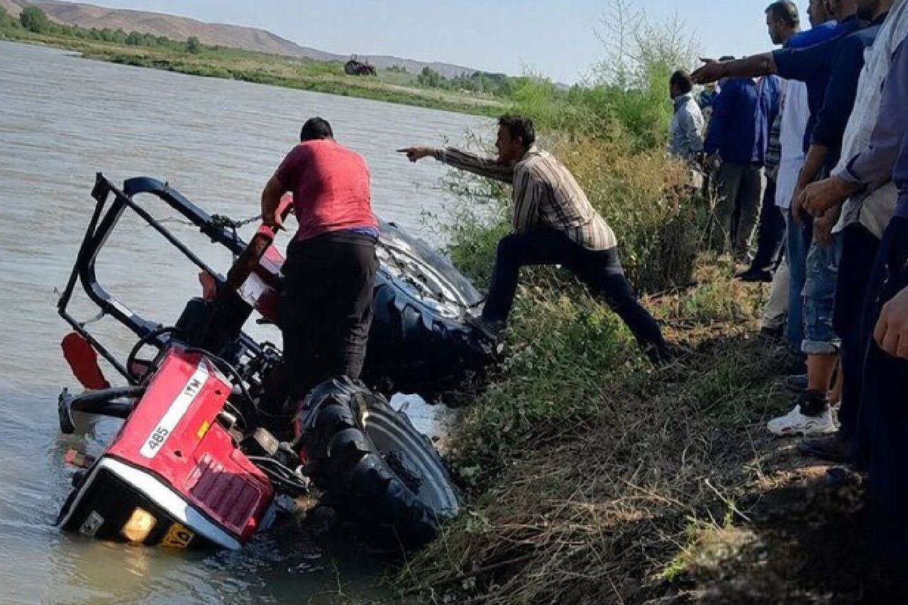 سقوط تراکتور به رودخانه مرزی ارس / سرنوشت راننده 25 ساله چه شد؟