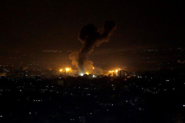 حمله هوایی اسرائیل به اهداف نظامی در غزه