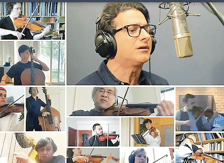 بازخوانی «مرغ سحر» با صدای  همایون شجریان و خواننده لبنانی