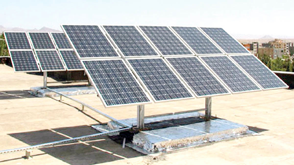 احداث نیروگاه خورشیدی  باتوان 75 کیلووات در«ناژوان» کلید خورد