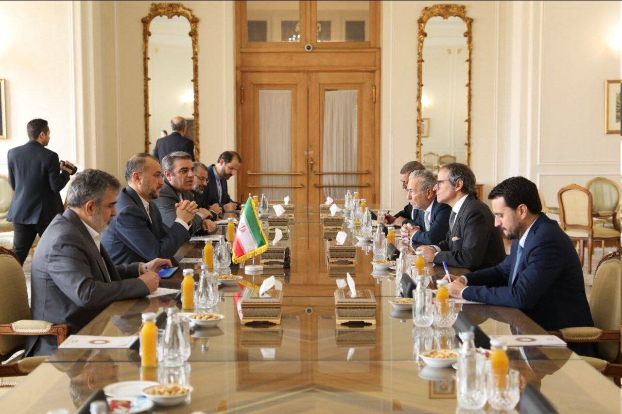 رافائل گروسی با امیرعبداللهیان دیدار کرد