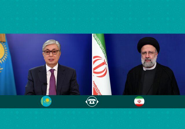 گفت‌وگوی روسای جمهور ایران و قزاقستان+جزئیات