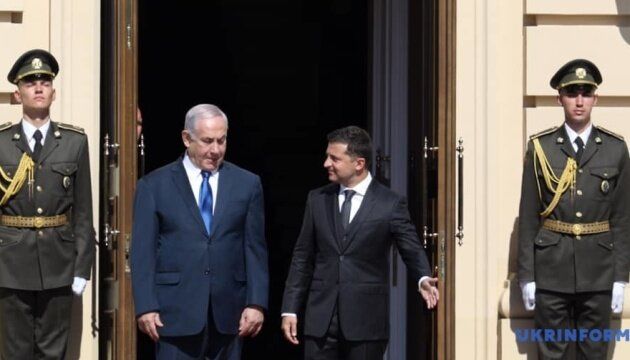 زلنسکی به نتانیاهو پیام داد 