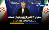 فعال‌شدن سفارتخانه‌های اروپایی در تهران