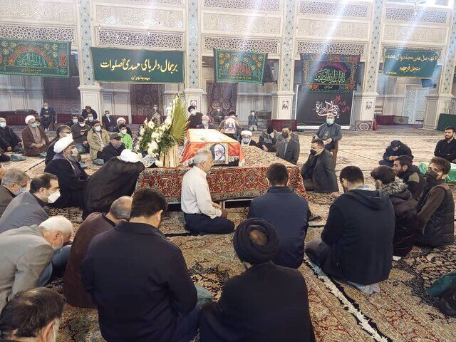 تشییع پیکر آیت الله مجتهد شبستری