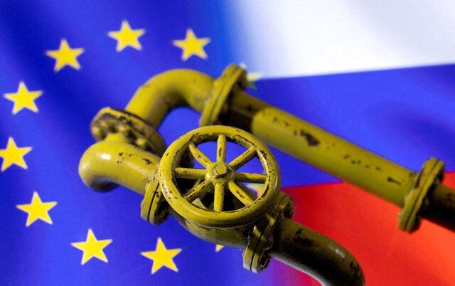 کاهش ۸۲ درصدی صادرات گاز روسیه به اروپا
