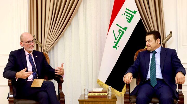 جزییات رایزنی مشاور امنیت ملی عراق با مقام انگلیسی در بغداد