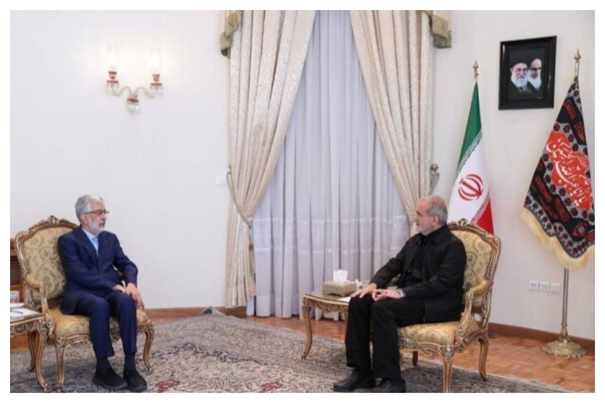 دیدار و رایزنی حداد عادل با مسعود پزشکیان