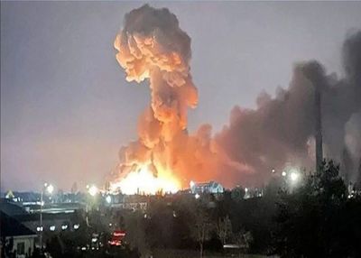 حمله اوکراین به تاسیسات نفتی در شمال مسکو 