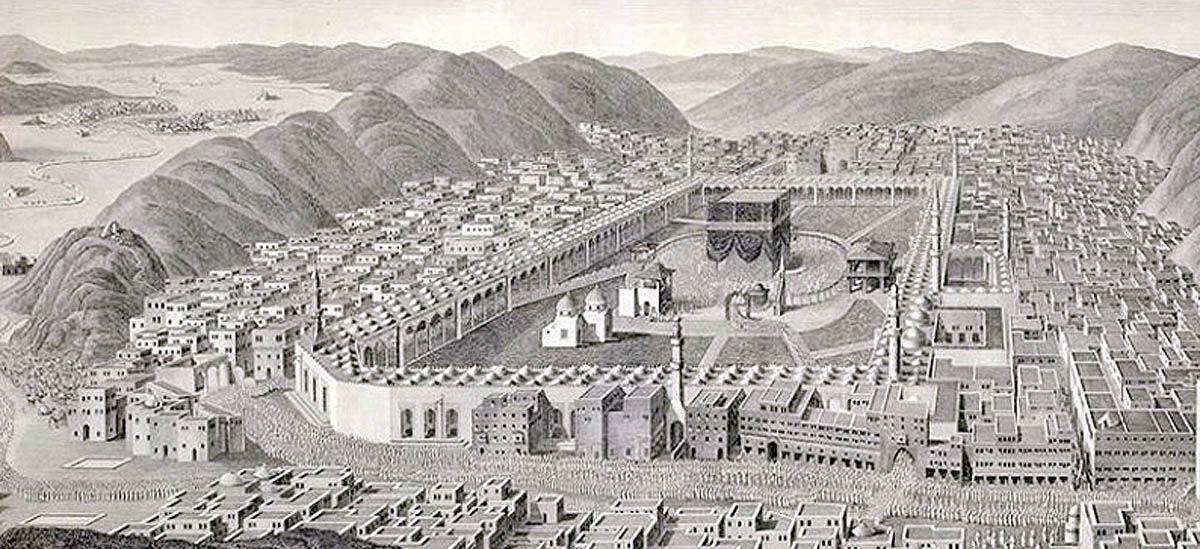 حراج تابلوی حکاکی ۲۳۰ ساله از کعبه در ساتبیز