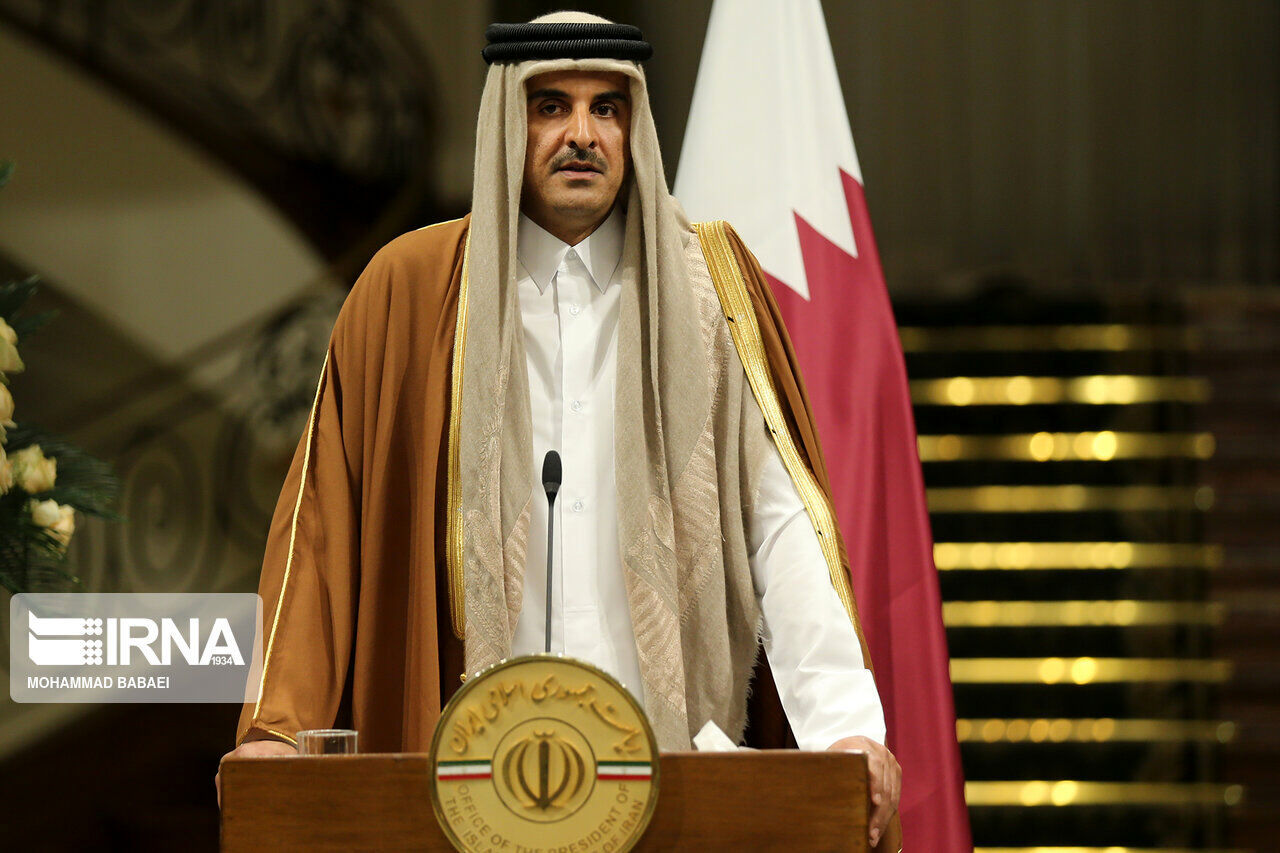 واکنش مهم امیر قطر درباره جنگ اسرائیل و حماس