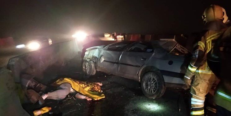 مرگ یک جوان در حادثه تصادف در جاده ورامین