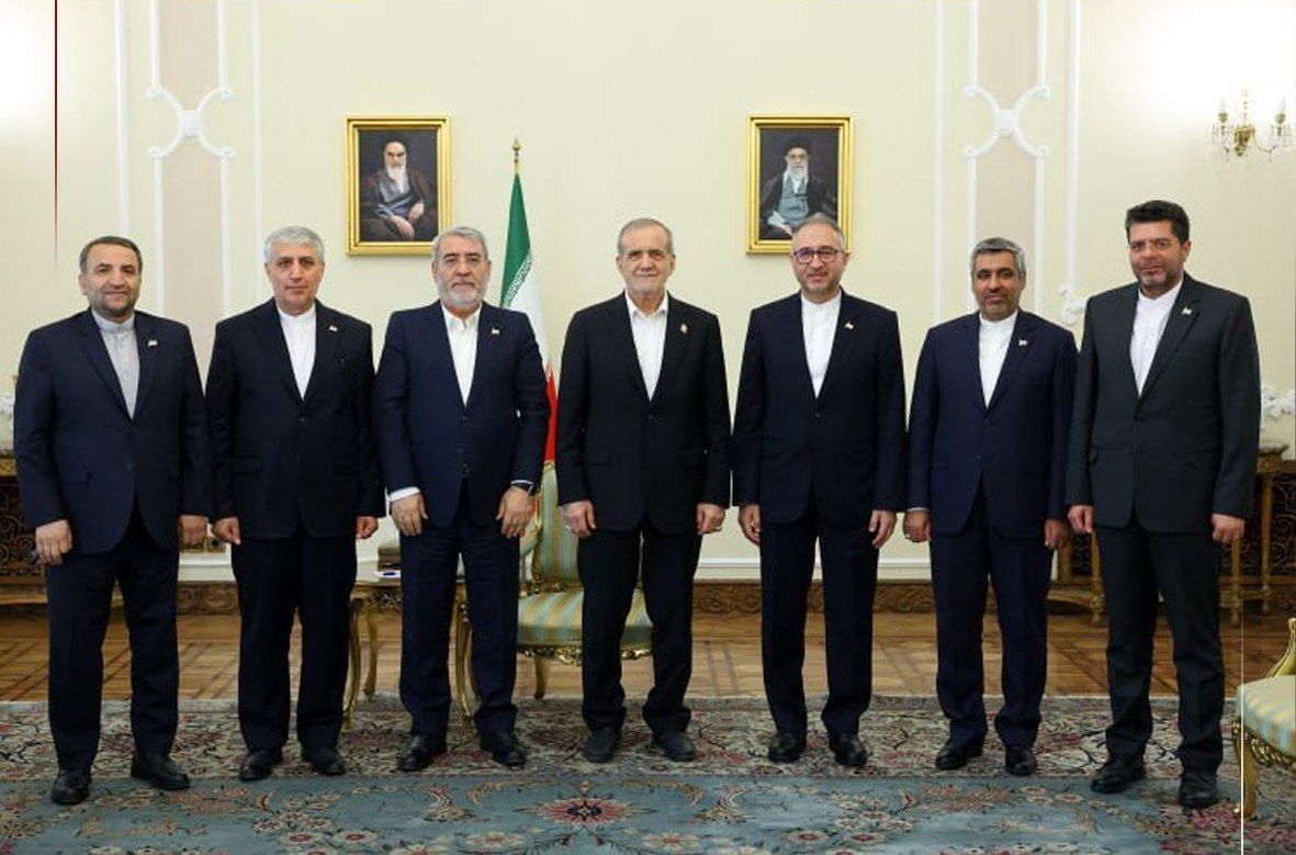 دیدار ۶ سفیر جدید ایران با پزشکیان