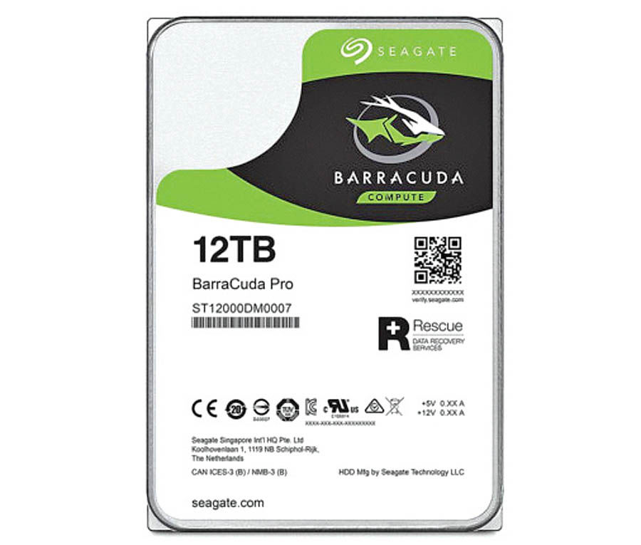 سیگیت هارد دیسک ۱۲ ترابایتی BarraCuda Pro خود را رونمایی کرد