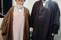 دیدار سید حسن خمینی با رئیس شورای علمای شیعه افغانستان/ عکس