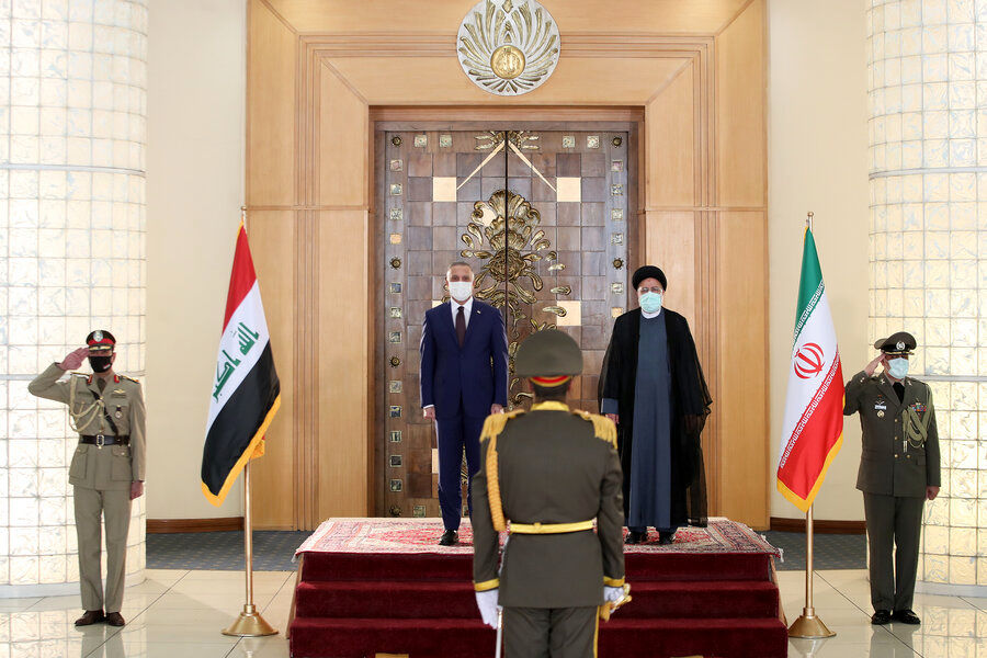 استقبال رسمی رییس جمهور از نخست وزیر عراق/ عکس