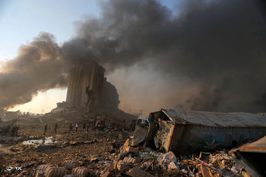 تصاویر دردناکی از انفجار مهیب در بیروت
