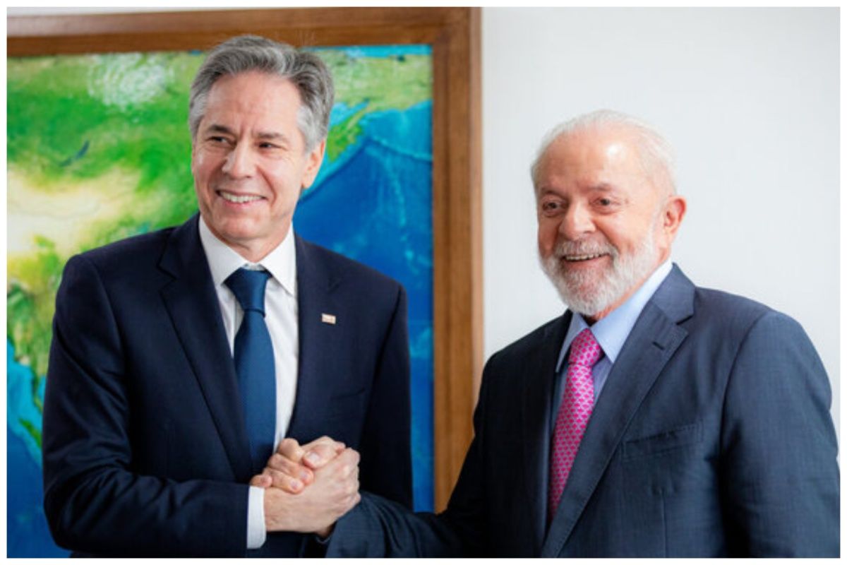 دیدار بلینکن با رئیس‌جمهور برزیل/اعلام مخالفت واشنگتن با اظهارات اخیر داسیلوا درباره جنگ غزه