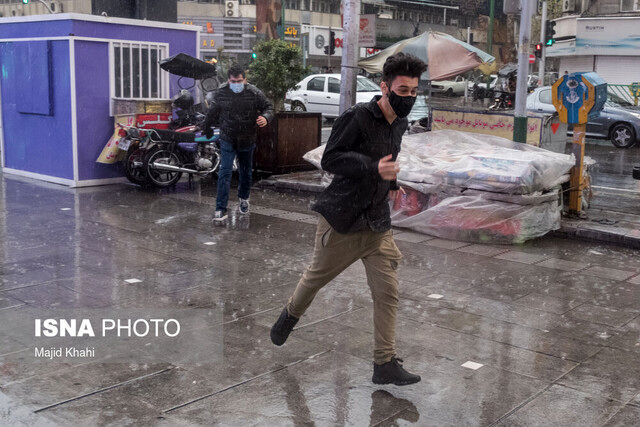 رگبار باران و وزش باد شدید در ۱۲ استان کشور 