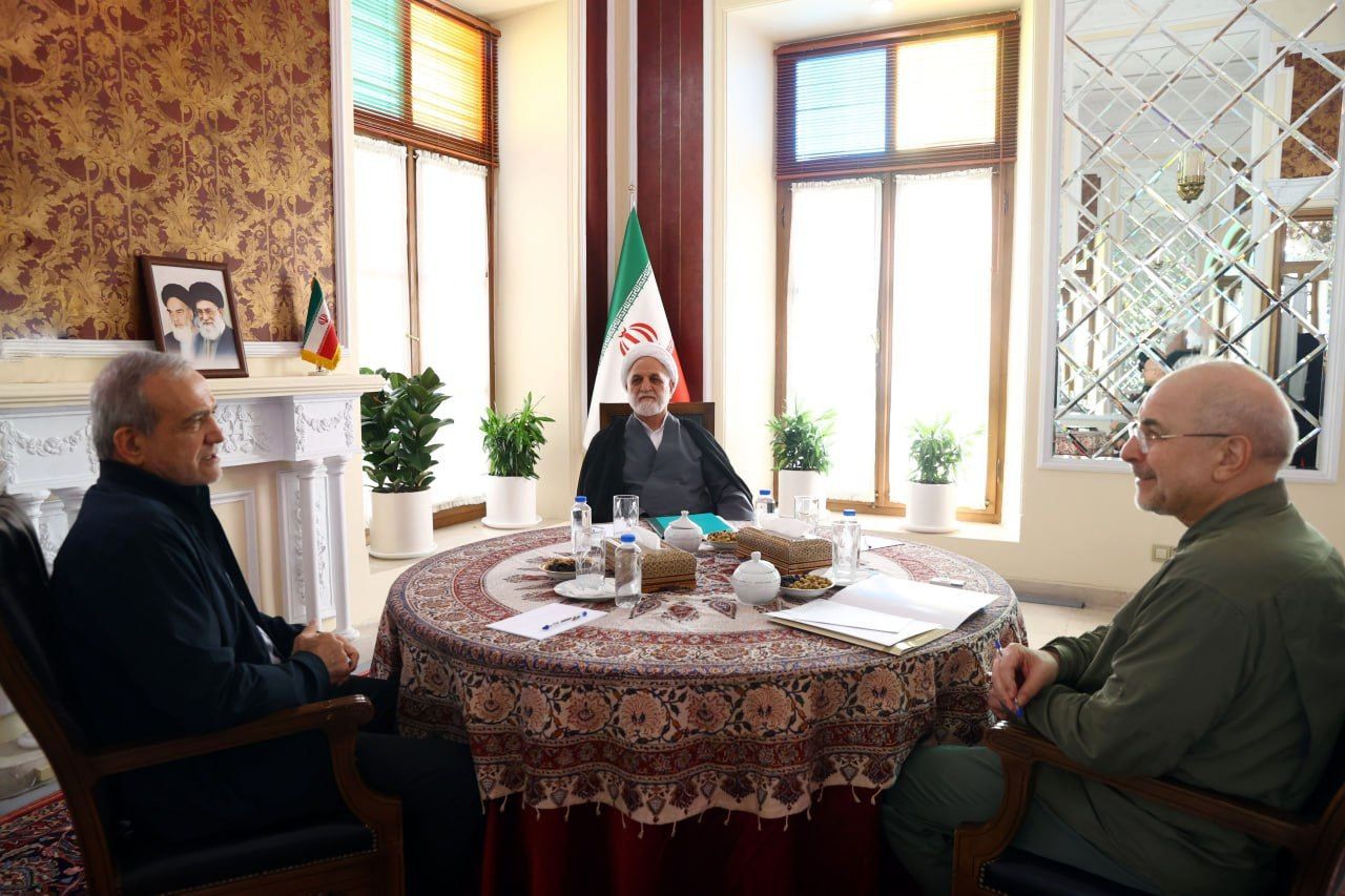 قاب‌هایی از نشست امروز سران قوا به میزبانی قالیباف