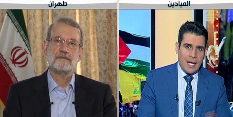 لاریجانی در گفت‌وگو با المیادین: رقابت جدی در صحنه انتخابات ندیدم